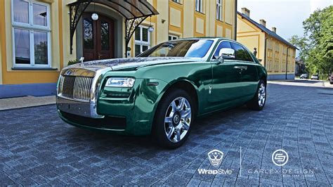 rolls royce phantom green